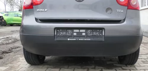 VW Golf 5 1K Limousine Stoßstange hinten Heckstoßstange grau LA7T (166525)