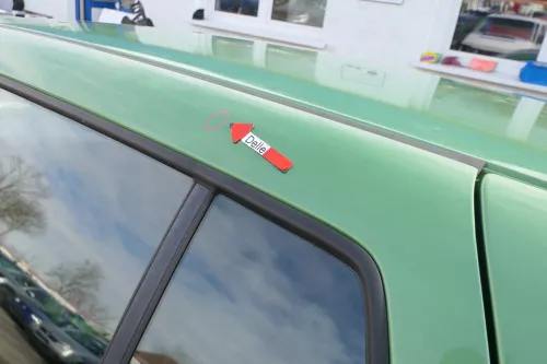 VW Golf 4 Limousine Tür hinten links grün LA6P (KEINkombi) (166547)