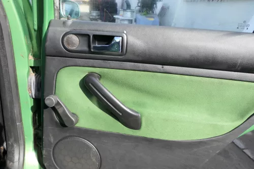 4x Golf 4 Limousine Türverkleidung Verkleidung Tür vorne hinten links recht grün (166553)