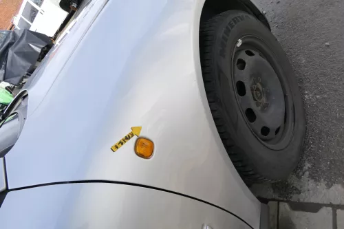 Audi A3 8L Kotflügel vorne rechts silber LY7M grau (166589)