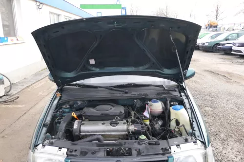 VW Polo 6N Motorhaube Klappe vorn vorne grün LC6P (166607)