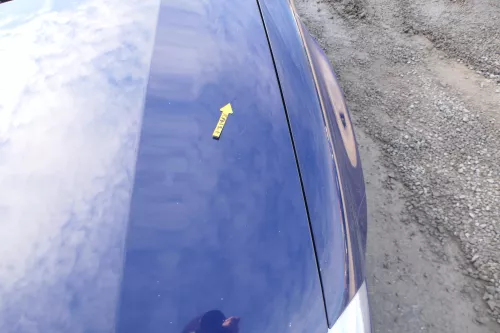 VW Passat 3BG Motorhaube Klappe vorne vorn Haube blau LA5E (166636)
