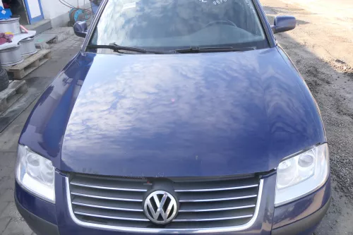 VW Passat 3BG Motorhaube Klappe vorne vorn Haube blau LA5E (166636)