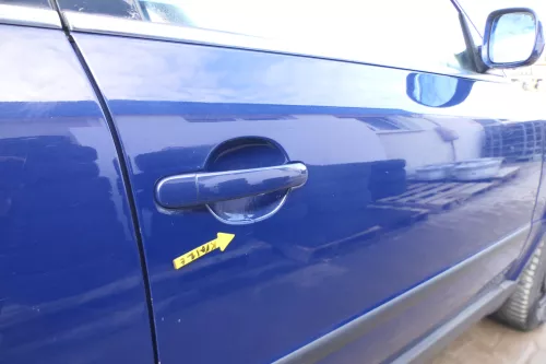 VW Passat 3B 3BG Kombi + Limo Tür vorne rechts Beifahrertür blau LA5E (166642)