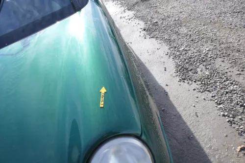 VW Lupo Motorhaube Klappe Frontklappe Haube vorne grün LA6N (166664)