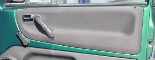 VW Lupo Arosa Türverkleidung Verkleidung Tür vorne rechts oben off-black (166674)