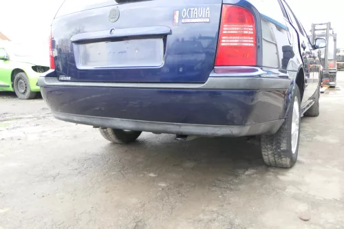 Skoda Octavia 1U Kombi Combi Stoßstange hinten Heckstoßstange blau LF5U 9460 (166701)
