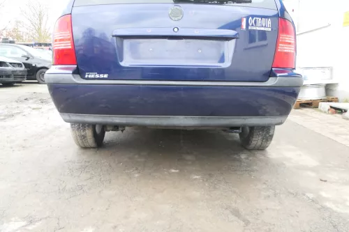 Skoda Octavia 1U Kombi Combi Stoßstange hinten Heckstoßstange blau LF5U 9460 (166701)