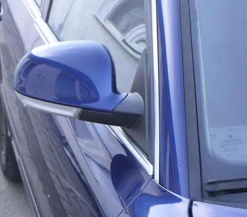 VW Passat 3BG elektrischer Spiegel Außenspiegel rechts blau LD5Q Blinker (166727)