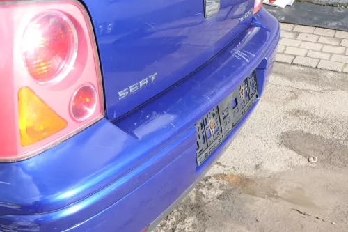 Seat Arosa 6H Stoßstange hinten Facelift Heckstoßstange blau LS5N (166807)