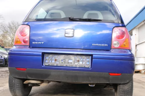 Seat Arosa 6H Stoßstange hinten Facelift Heckstoßstange blau LS5N (166807)