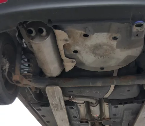 VW Polo 9N Ibiza 6L Auspuff Endschalldämpfer + Mittel hinten TDI ATDI (166851)