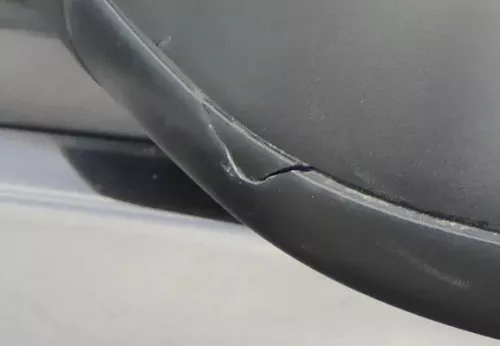 VW Polo 9N 9N3 manueller Spiegel Außenspiegel links vorne schwarz (166867)