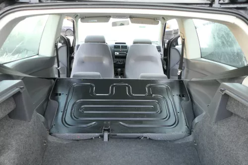 VW Polo 9N 9N3 Sitz Rückbank Sitzfläche Sitze Kopfstützen hinten (166871)