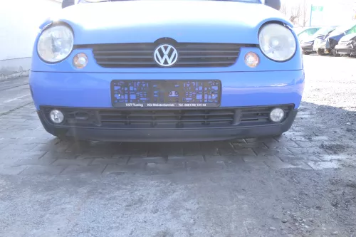 VW Lupo 6x Stoßstange vorne Frontstoßstange Stoßfänger blau LR5A (166881)