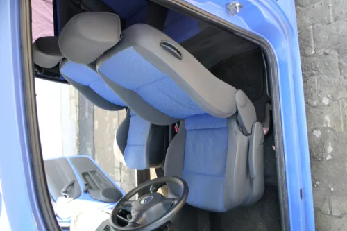 Arosa Lupo Sitz vorne links Fahrersitz Höhenverstellung schwarz blau (166892)