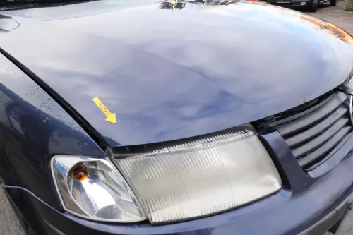 VW Passat 3B Motorhaube Klappe vorne vorn Haube blau LB5N (166917)