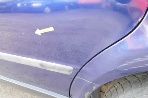 Passat 3B 3BG 3B6 Kombi Variant Tür hinten links blau LB5N (166924)