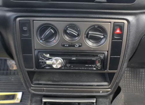 VW Passat 3B 3BG Mittelkonsole Verkleidung Aschenbecher Dekor braun netzoptik (166931)