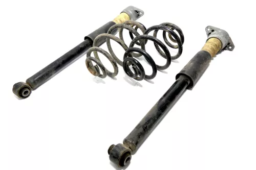 2x Passat 3BG 3B Federbein Stoßdämpfer + Feder Federn hinten links + rechts (166933)
