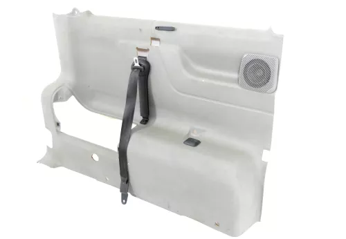 VW T4 Verkleidung Abdeckung Seite hinten links grau Multivan Klappe -ohneGurt (167091)