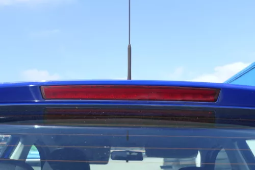 Seat Ibiza 6L Heckklappe Klappe hinten Kofferraumklappe blau LS5G ohneBremsleuch (167194)