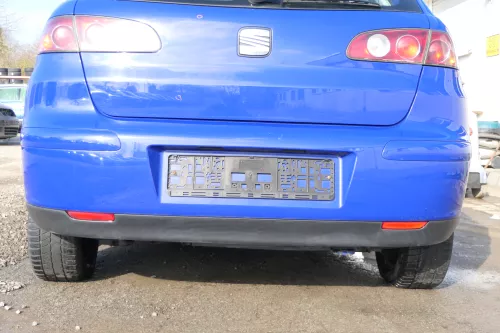 Seat Ibiza 6L Stoßstange Heckstoßstange hinten blau LS5G (167195)