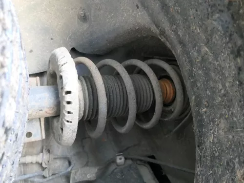 1x Polo 9N 9N3 Fox Ibiza 6L Federbein Stoßdämpfer Feder vorne Sportfeder (167215)