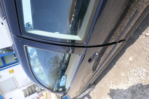 VW Golf 4 Tür vorne links Fahrertür 2/3-Türer blau LC5M ohneAnbauteile (167219)