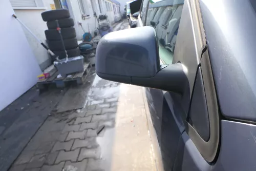 VW Polo 9N 9N3 elektrischer Spiegel Außenspiegel rechts vorne grau LC7V (167247)