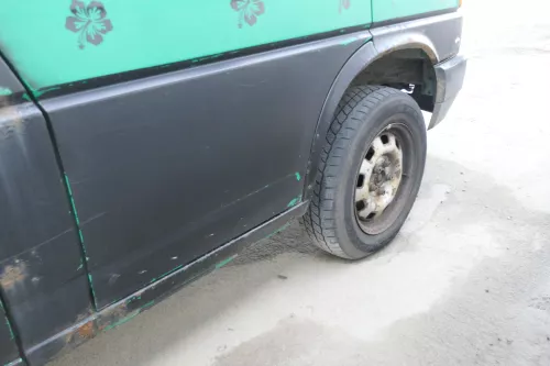 VW T4 Tür vorne rechts grün LA6N Beifahrertür 701831056H bis ca. 1996 ohne Anbau (167263)