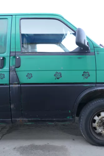 VW T4 Tür vorne rechts grün LA6N Beifahrertür 701831056H bis ca. 1996 ohne Anbau (167263)