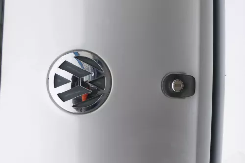 VW Fox 5Z Heckklappe Kofferraumklappe Klappe hinten + Scheibe silber LA7W (167485)