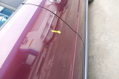 Audi A4 B5 Tür Türblatt hinten rechts rot braun LZ3N Kombi Limo (167508)