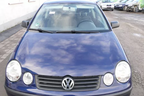 VW Polo 9N Motorhaube Klappe Haube vorne blau LB5N bis ca. Bj. 2004