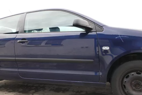 VW Polo 9N 9N3 Tür vorne rechts Beifahrertür 2/3-Türer blau LB5N ohneAnbauteile