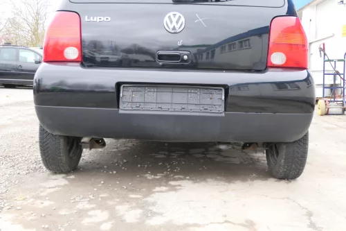VW Lupo Stoßstange hinten Heckstoßstange Stoßfänger schwarz L041 (167569)