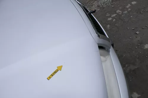 Skoda Fabia 6Y Motorhaube Klappe vorne silber grau LF7T mit Grill vorn (167703)