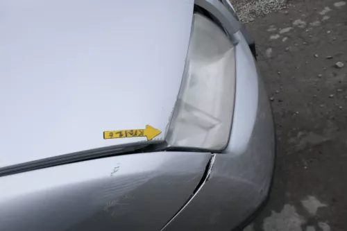 Skoda Fabia 6Y Motorhaube Klappe vorne silber grau LF7T mit Grill vorn (167703)
