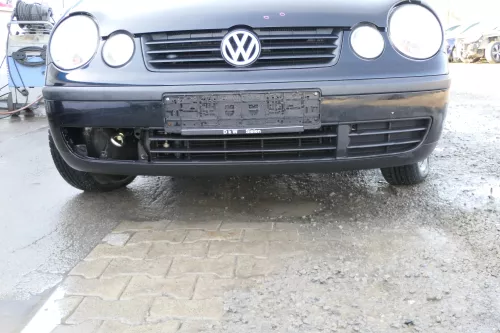 VW Polo 9N Stoßstange Frontstoßstange vorne schwarz L041