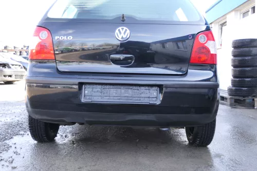 VW Polo 9N 9N3 Stoßstange Heckstoßstange hinten schwarz L041 (167761)
