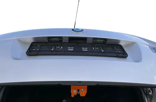 Skoda Fabia 6Y3 Stufenheck Heckklappe Kofferraumklappe hinten silber grau LF7T (167768)