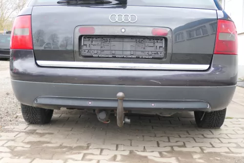 Audi A6 4B Kombi Avant Stoßstange hinten Heckstoßstange blau lila LZ4V - PDC (167796)