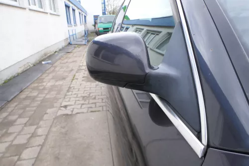 Audi A6 4B Spiegel Außenspiegel rechts elektrisch blau lila LZ4V + Glas (167798)