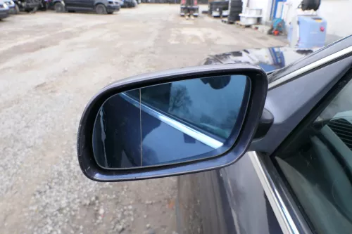Audi A6 4B Spiegel Außenspiegel links elektrisch blau lila LZ4V + GLAS (167799)