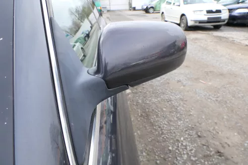 Audi A6 4B Spiegel Außenspiegel links elektrisch blau lila LZ4V + GLAS (167799)