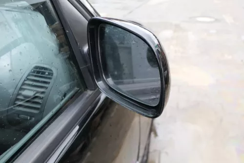VW Lupo Arosa manueller Spiegel Außenspiegel rechts schwarz L041 (167840)