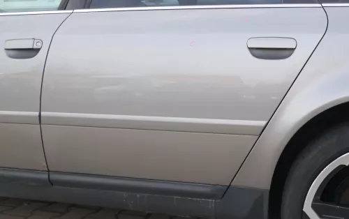 Audi A6 4B C5 Tür Türblatt hinten links grau LY7Q nur Türblatt (167911)