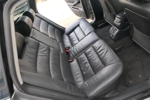 A6 4B Kombi Avant Rückbank Rücksitzbank Sitz Rücksitz Buffalino schwarz Leder (167919)