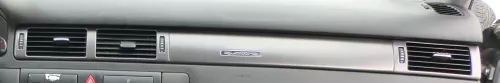 Audi A6 4B C5 Lüftungsdüsen Abdeckung Dekor Blende grau netzoptik Quattro rechts (167932)